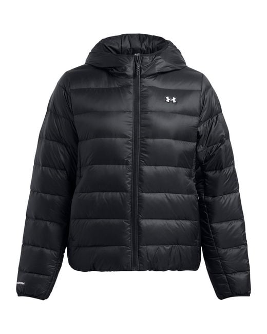 Under Armour Black Legend Down Hooded Jacket