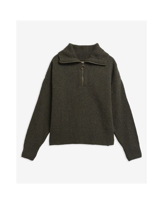 Barbour Green B.Li Lavensdale Half Ld64