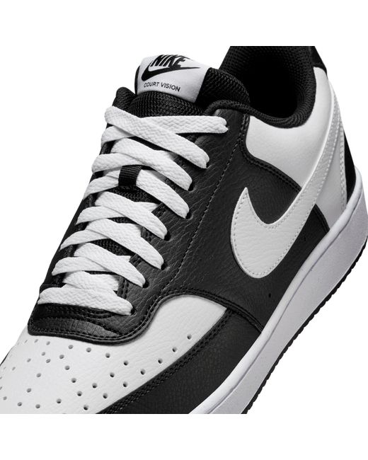 Nike Black Court Vision Low Trainers for men