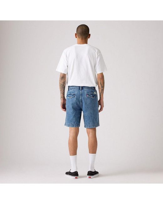 Levi's Blue Levi's Wellthread 80S Mom Short Flowe