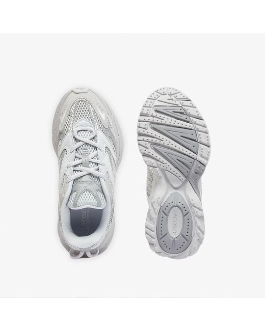 Lacoste Gray L003 Neo Shot Trainers