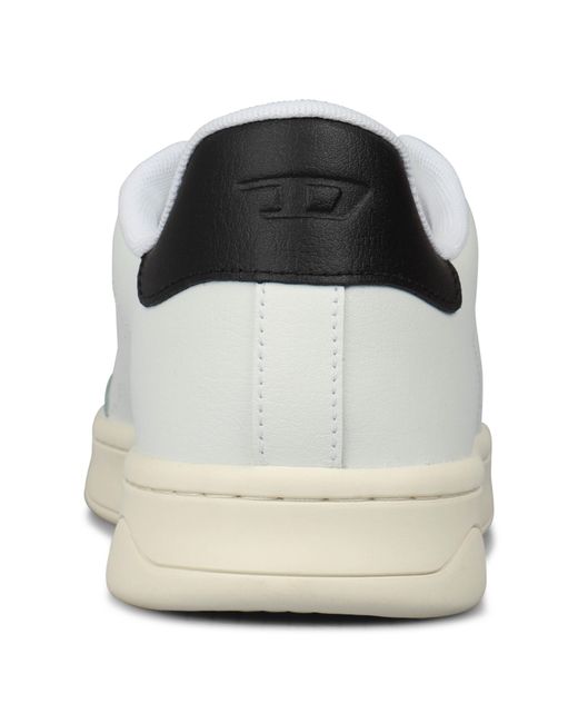 DIESEL White S-Athene Low-Top Trainers for men