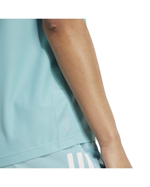 Adidas Blue Own The Run T-Shirt