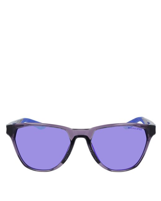 Nike Blue Maverick Rise Square Sunglasses