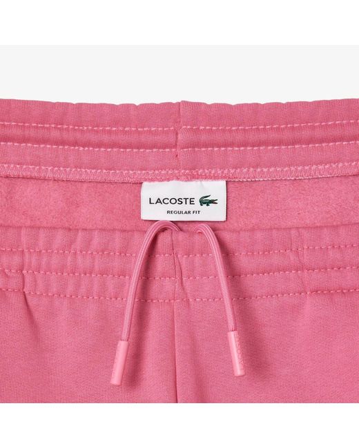 Lacoste Pink Regular Fit Sweatpants for men