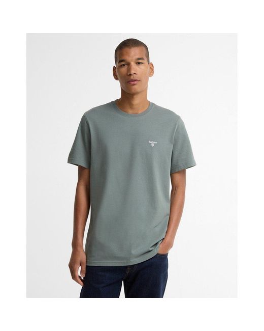 Barbour Gray Essentials Sports T-Shirt for men