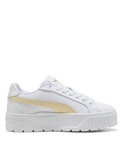 PUMA White Karmen Ii Low-Top Trainers
