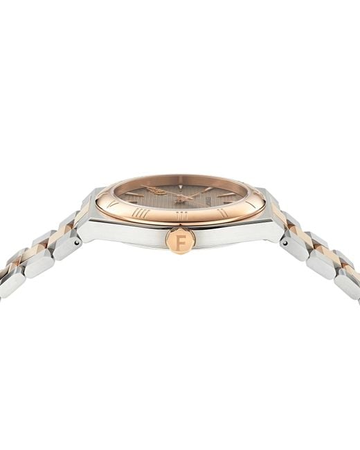 Ferragamo Metallic Vega Analogue Quartz Watch