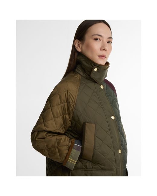 Barbour Brown B.Li Bedale Patch Ql Ld64