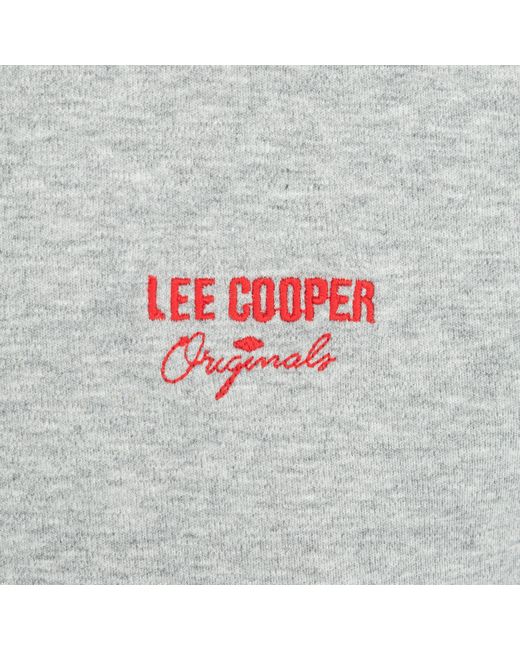 Lee Cooper Gray Regular Fit T-Shirt for men