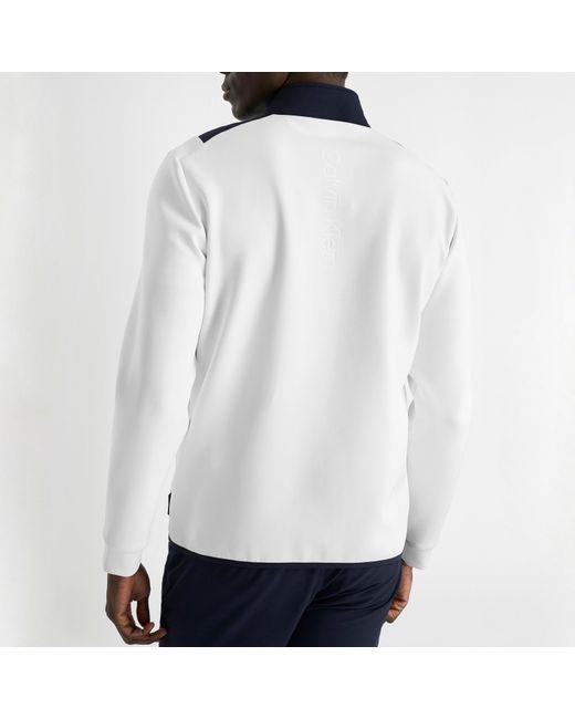 Calvin Klein Blue Performance Golf Jacket for men