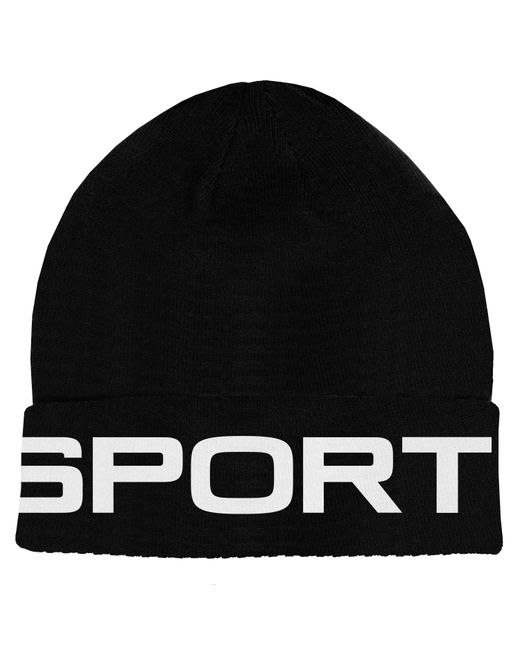 DKNY Black Accessories Lettering Beanie for men