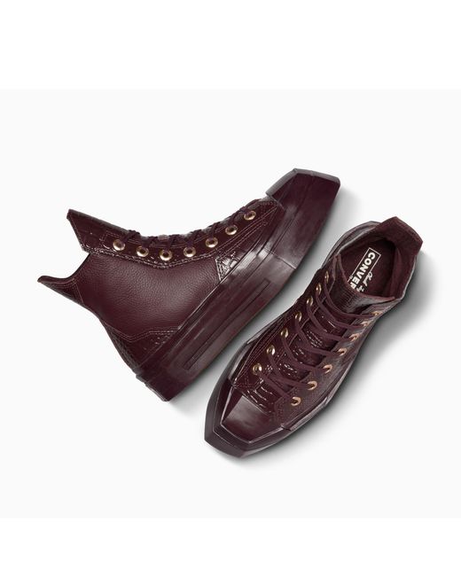 Converse Purple Chuck 70 De Luxe Squared High-Top Trainers