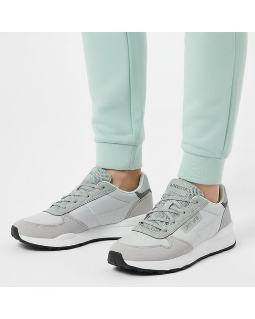 Lacoste White Elite Actevo Runners for men