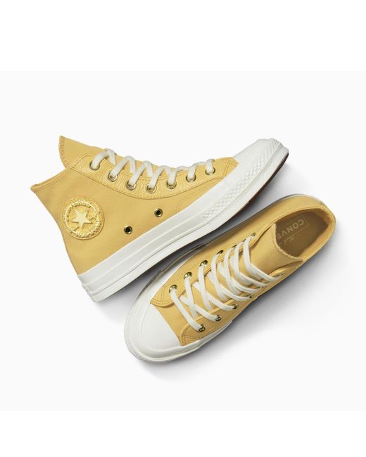 Converse Yellow Chuck 70 Canvas High-Top Trainers