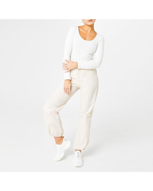 Steve Madden White Match Trainers