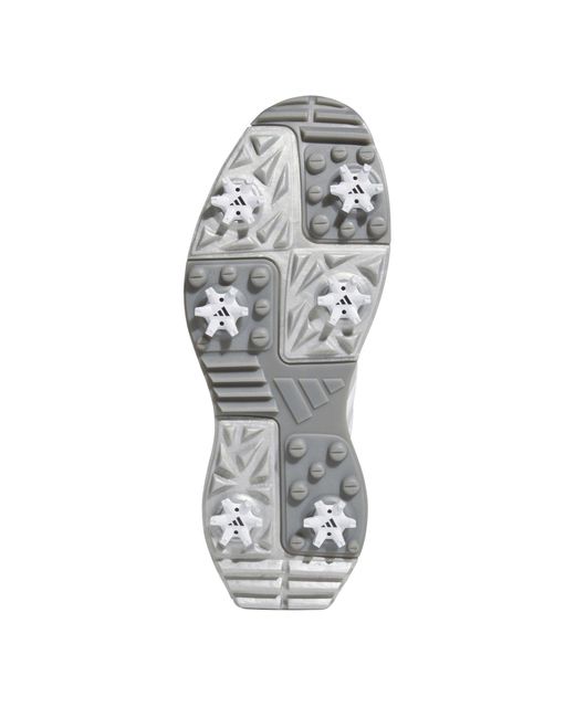 Adidas White Spiked Golf Shoes for men