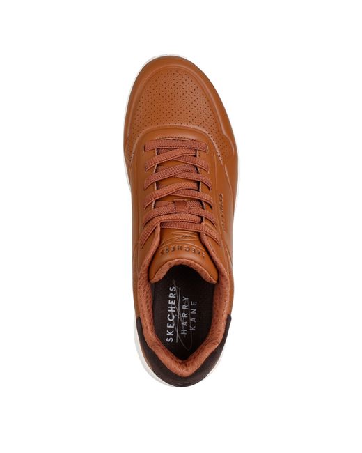 Skechers Brown Harry Kane Collab Bungee Lace Low-Top Trainers for men