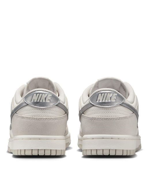 Nike Gray Dunk Low Trainers