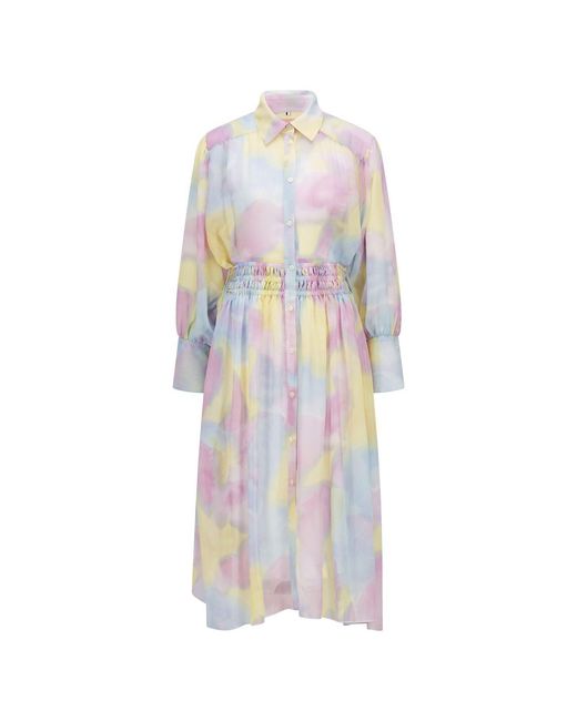 Boss Multicolor Hugo Dileola 10242543 01 Maxi Dress