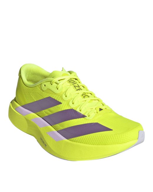 Adidas Yellow Adidas Adizero Evo Sl Woven Sneaker