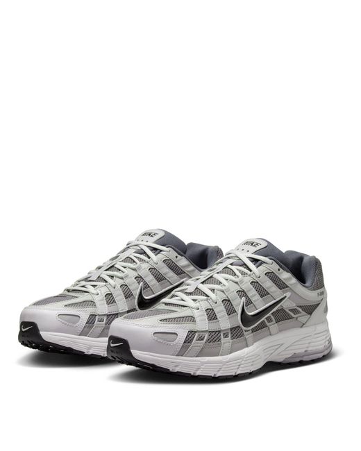 Nike Gray P-6000 Trainers for men