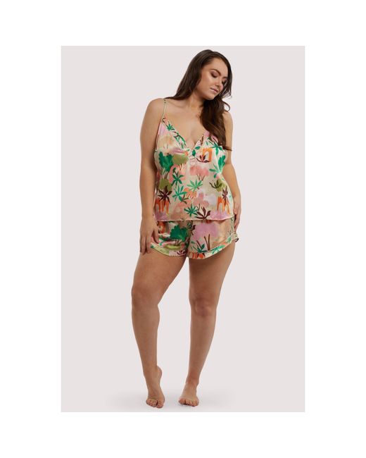 Playful Promises Green Alja Horvat Recycled Abstract Print Cami Top