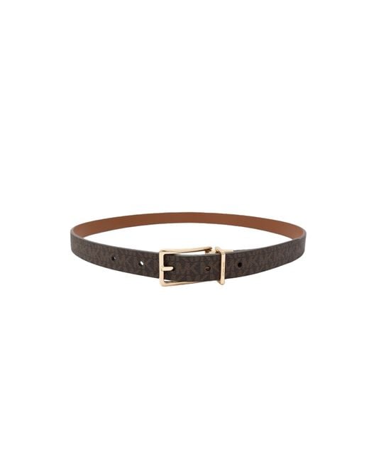 MICHAEL Michael Kors Brown Mmk 20Mm Lg Rev Belt Ld64