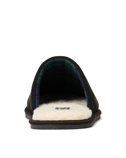 Polo Ralph Lauren Black Klarence Mule Slippers for men