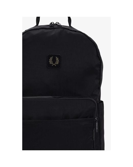Fred Perry Black Fred Nylon Bkpk Sn64 for men
