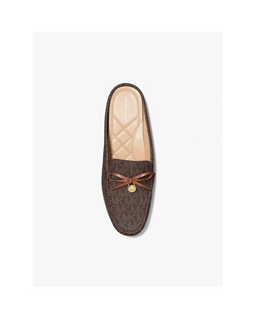 MICHAEL Michael Kors Brown Greta Mule Flat Mules