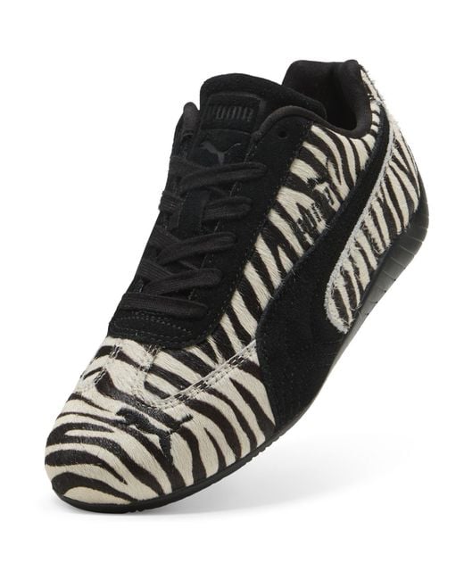 PUMA Black Speedcat Pony Low-Top Trainers