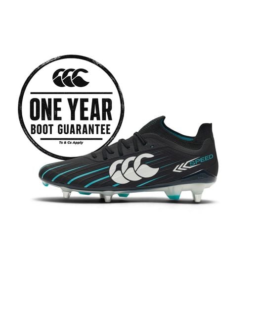 Canterbury Black Speed Rugby Boot for men