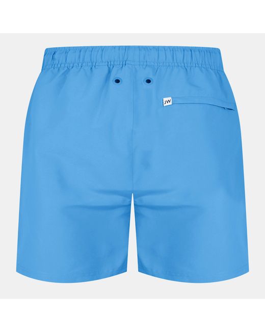 Jack Wills Blue Mid-Length Swim Shorts for men