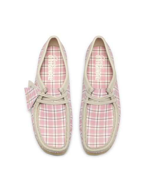 Clarks Pink Moc Toe Formal Shoes