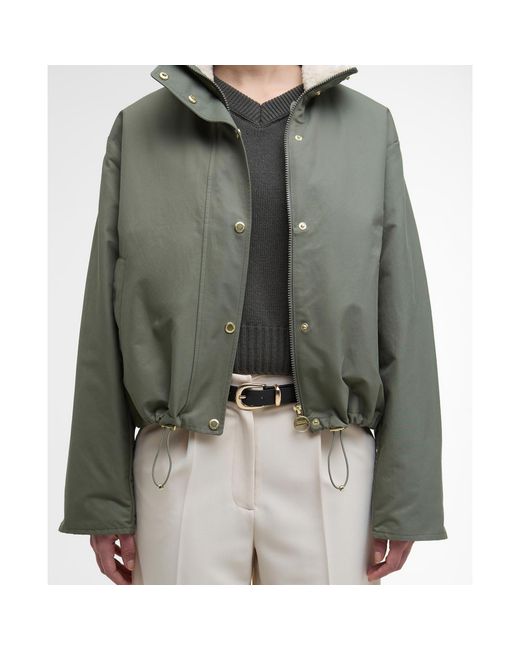 Barbour Green Luanda 3-In-1 Showerproof Long Sleeve Rain Anorak
