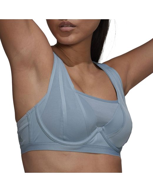 Adidas Blue Tlrd Impact Luxe Training High-Support Bra