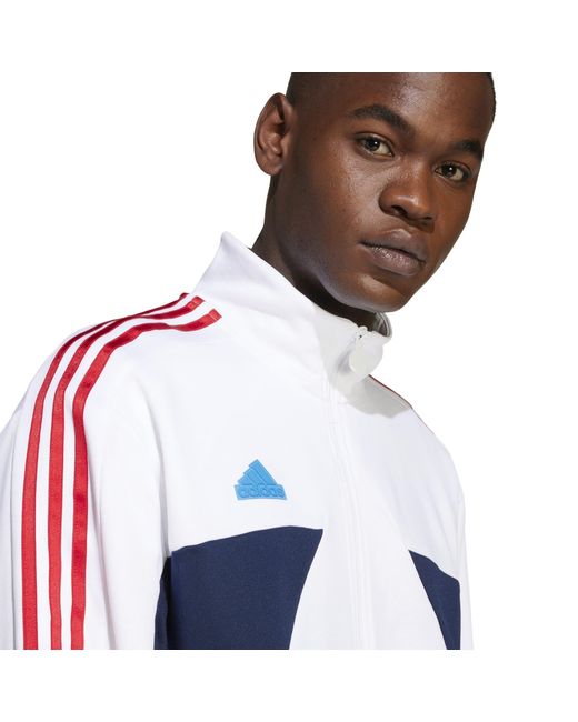 Adidas Blue House Of Tiro Nations Pack Track Top Adults for men