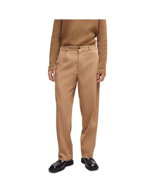 Boss Brown Kaiden Straight Leg Trouser for men