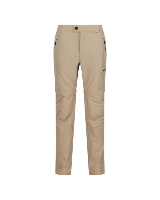 Regatta Natural Highton Zip Off Convertible Trousers for men