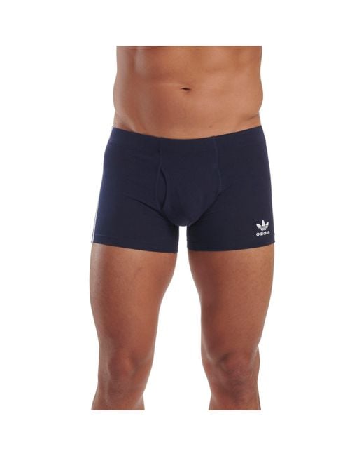 Adidas Originals White Originals 3-Pack Trunk for men