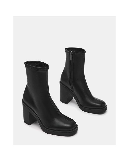 Steve Madden Blue Mesmerize Block Heel Boot Size 8