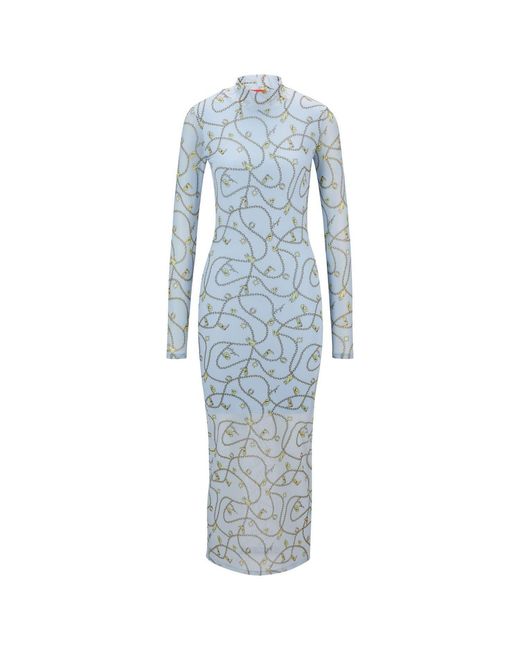 Boss Blue Nasuse_2 Long Dress