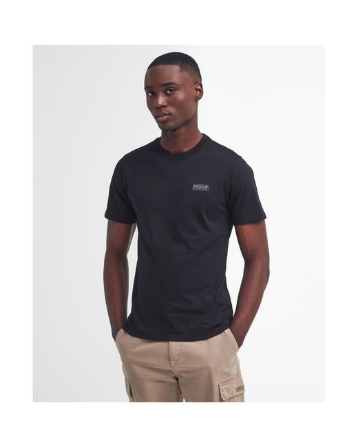 Barbour Blue Small Logo T-Shirt for men