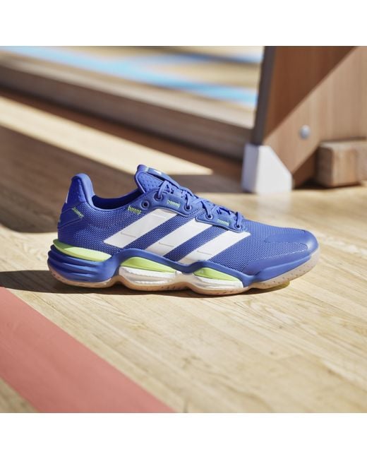 Adidas Blue Stabil 16 Indoor Shoes for men