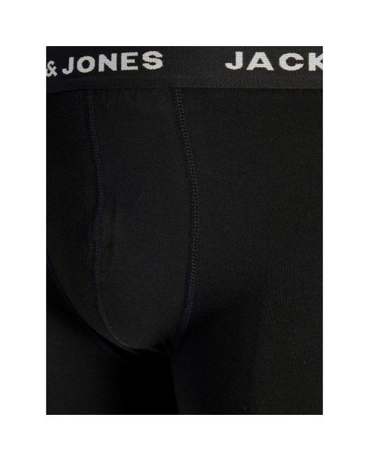 Jack & Jones Black Jack 7-Pack Basic Trunks Plus Size for men