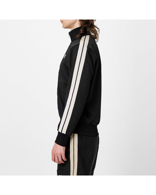 Palm Angels Black Monogram Track Jacket for men