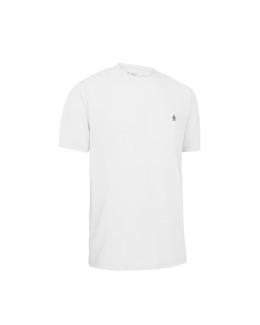 Original Penguin White Penguin Solid T-shirt for men