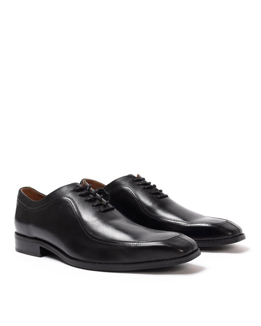 GIORGIO Black Leather Oxford Dress Formal Shoes for men