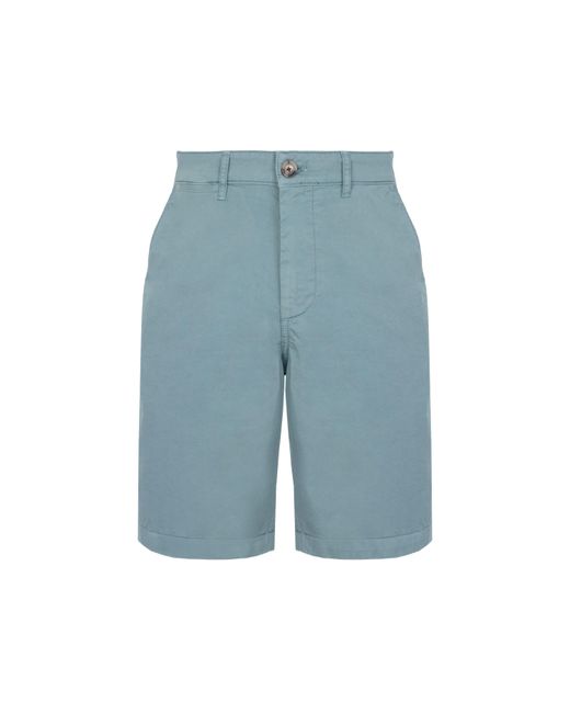 Eden Park Blue Light Chino Bermuda Shorts for men
